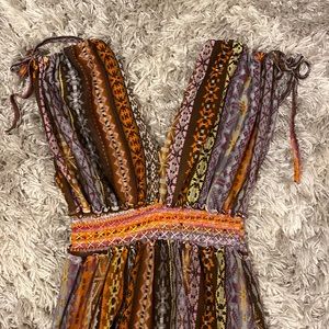 Women’s Tribal Print Long Dress Size S